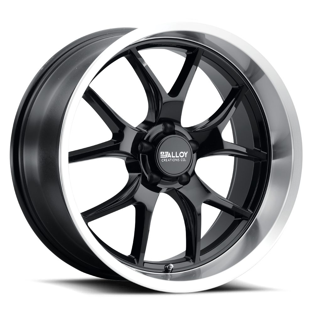 ALLOY CREATIONS AC525 17x7 BLACK/ACCENT